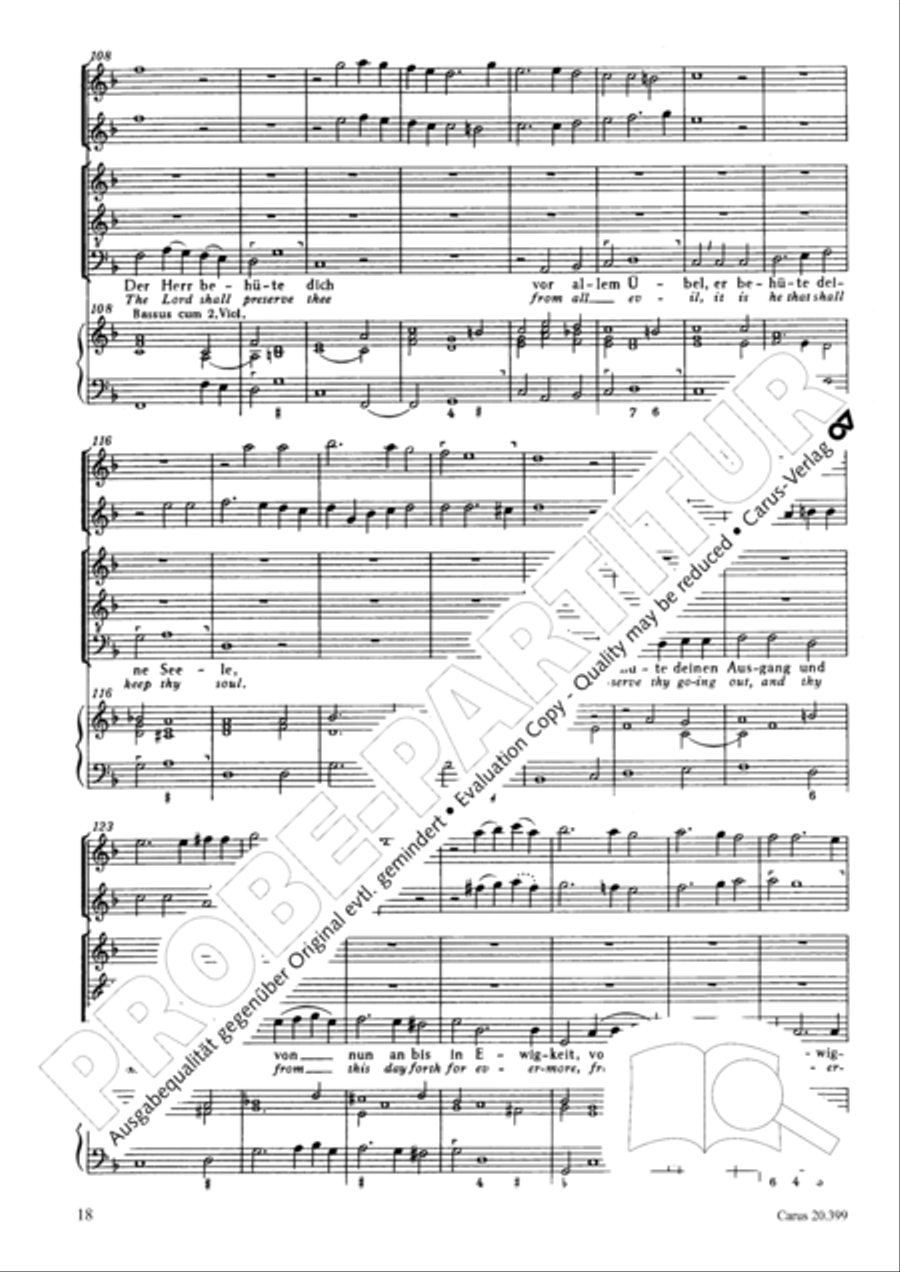 I lift up mine eyes (Ich hebe meine Augen auf zu den Bergen) ATB scores gallery preview page 19