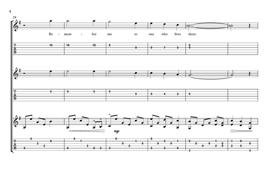 Scarborough Fair Guitar trio image number null