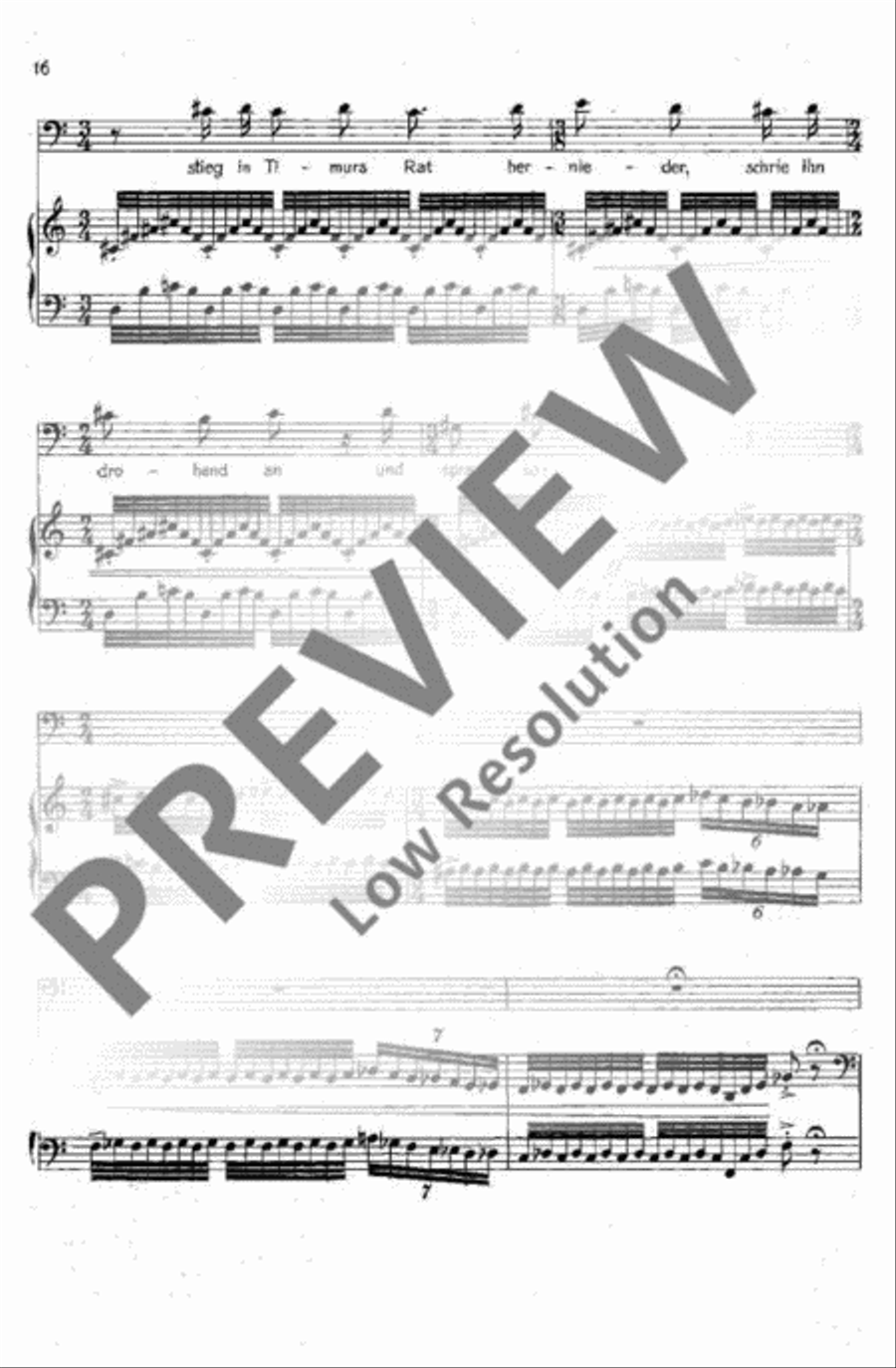 6 Gedichte Baritone Horn scores gallery preview page 17