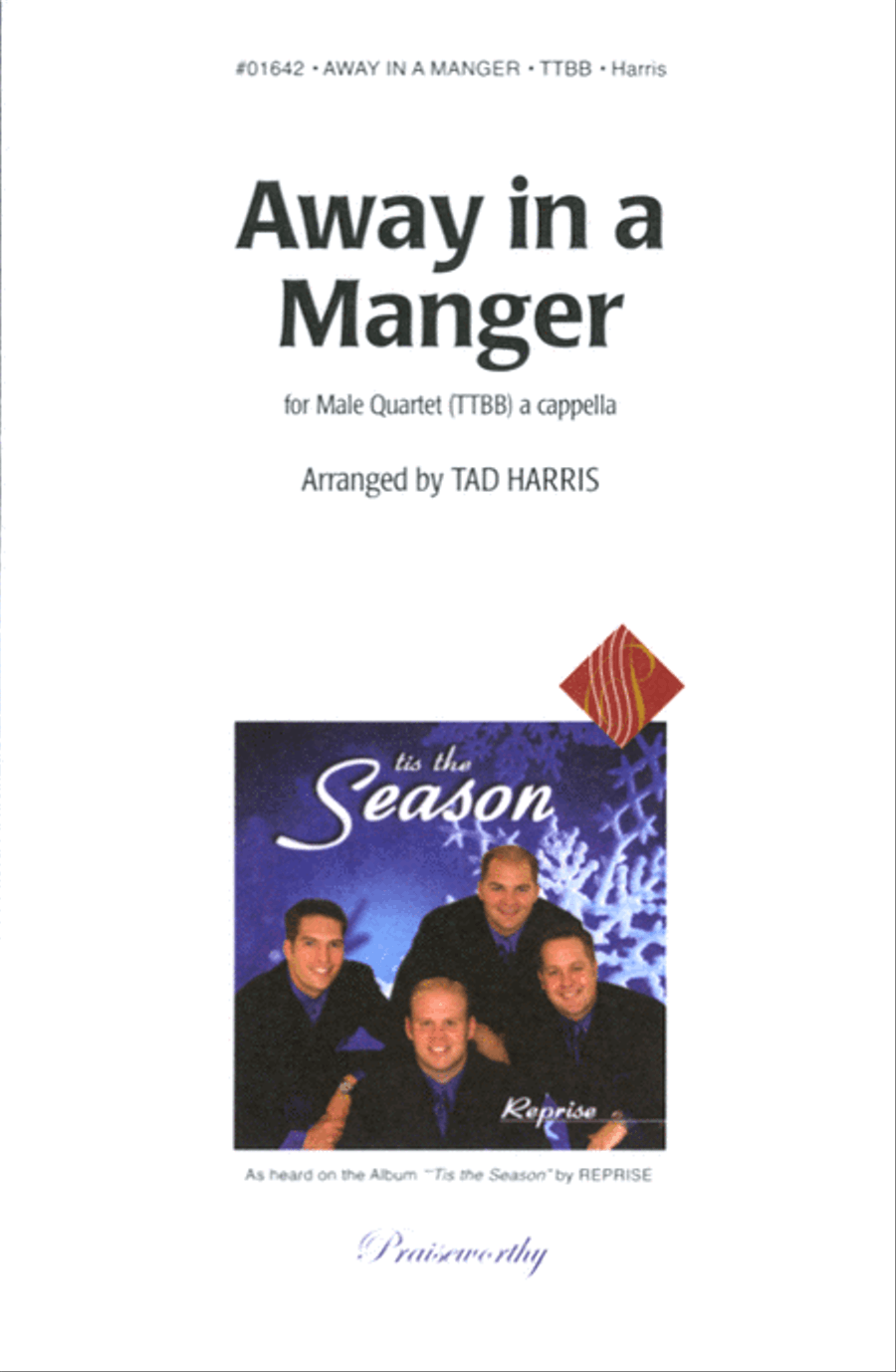 Away in a Manger - TTBB a cappella TTBB scores gallery preview page 1