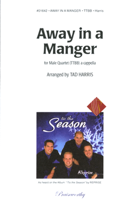 Book cover for Away in a Manger - TTBB a cappella