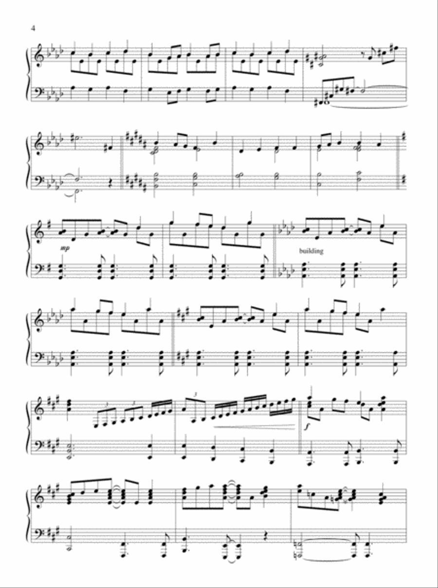 We Believe We Believe Piano Solo scores gallery preview page 4