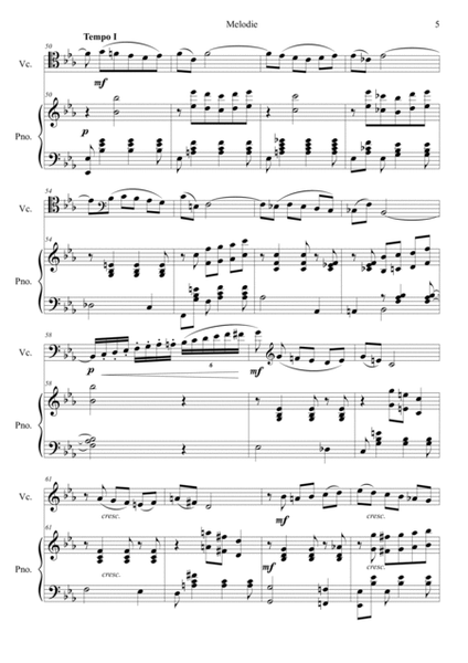 Tchaikovsky: Souvenir d'un lieu cher, Op.42 Melodie image number null