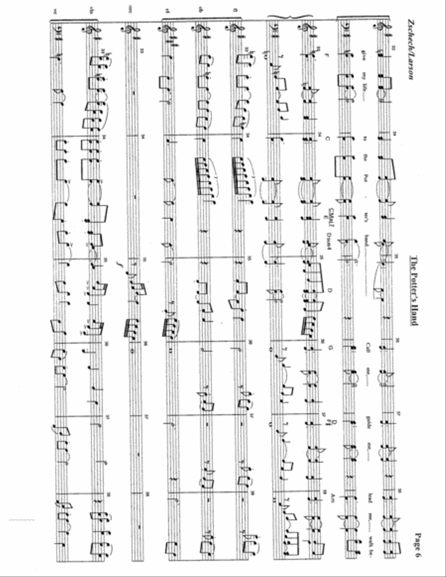 The Potter's Hand Choir scores gallery preview page 8
