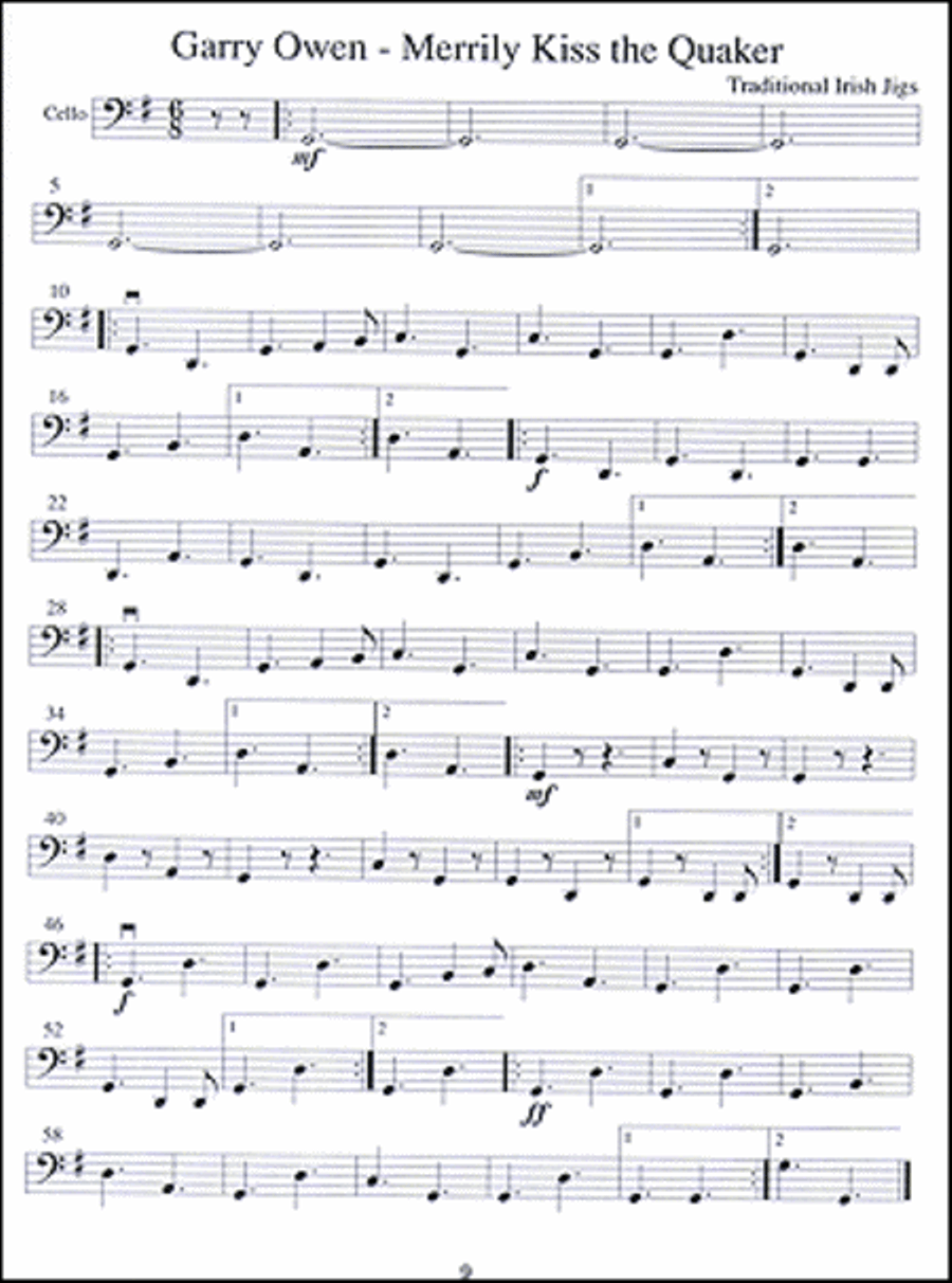 Celtic Fiddle Tunes for Solo and Ensemble - Cello, Bass Double Bass scores gallery preview page 9
