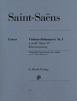 Saint-Saens - Concerto No 1 Op 33 A Min Cello/Piano