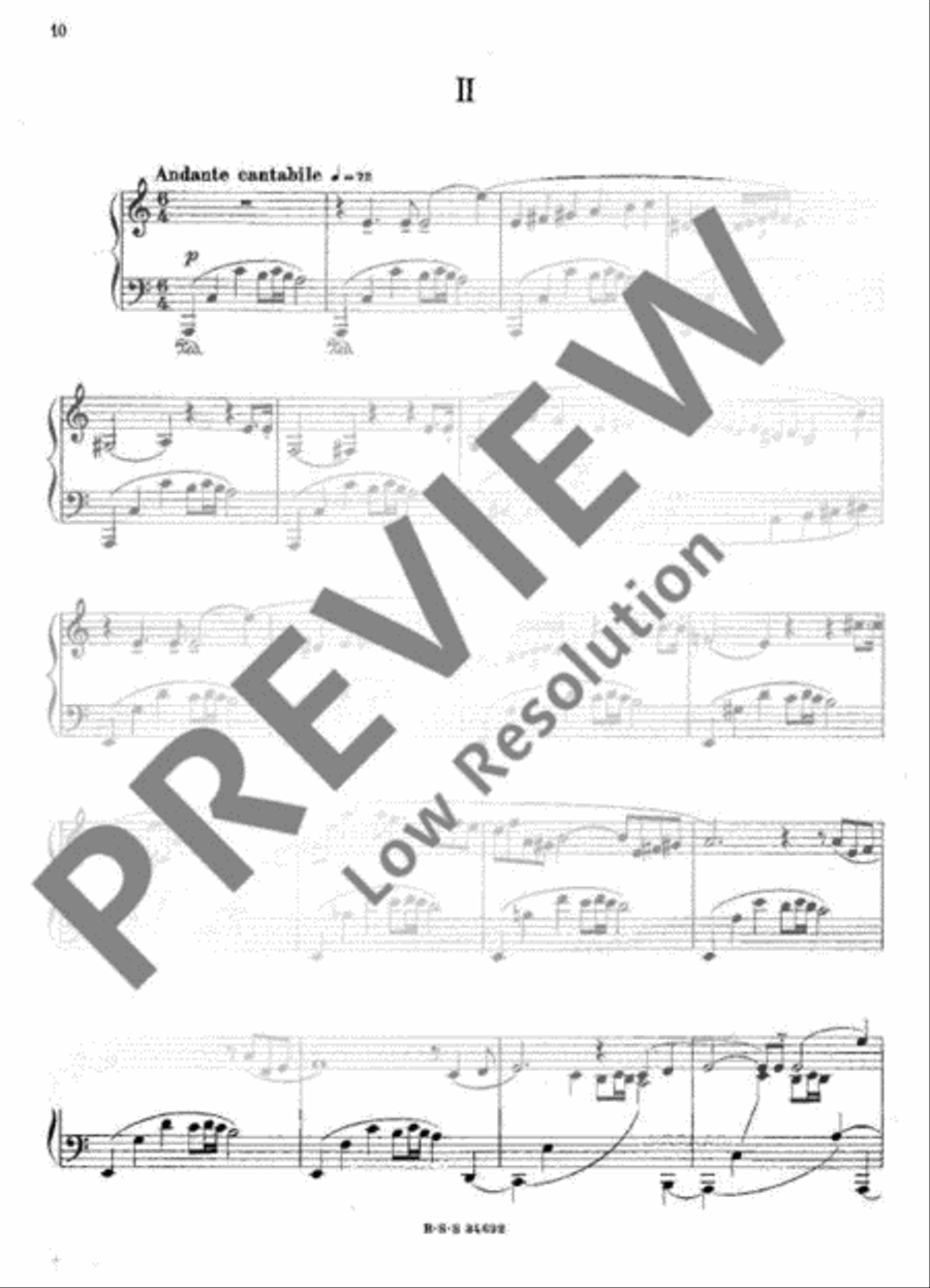 Sonata for Piano Piano Solo scores gallery preview page 13
