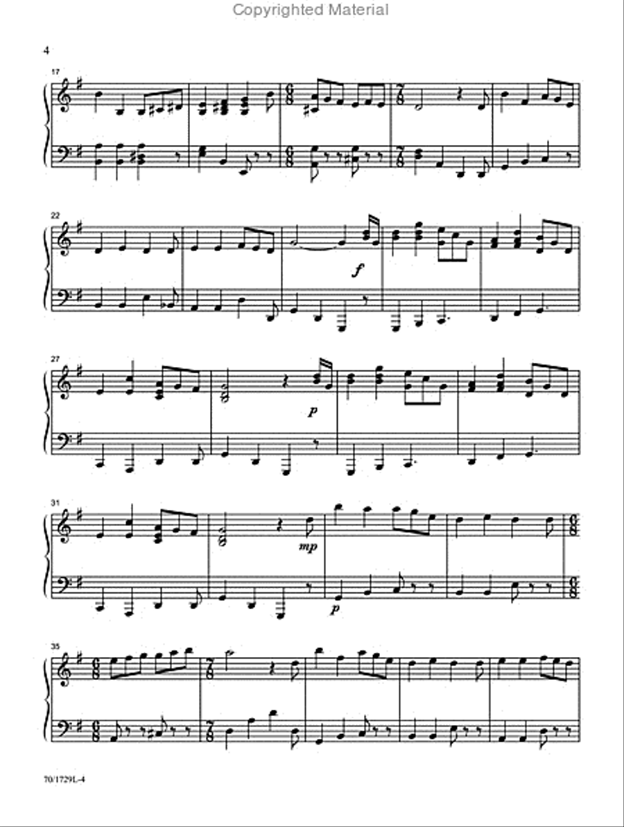 Curry for Christmas Curry for Christmas Piano Solo scores gallery preview page 3