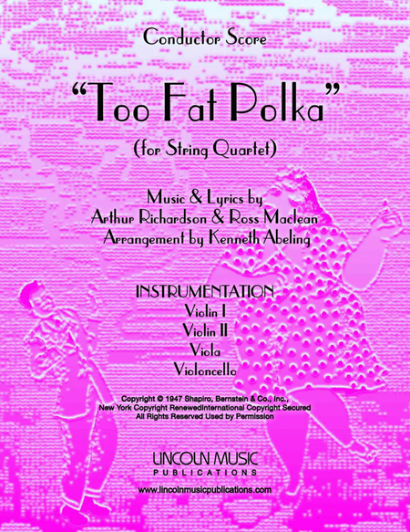Too Fat Polka (she's Too Fat For Me) image number null
