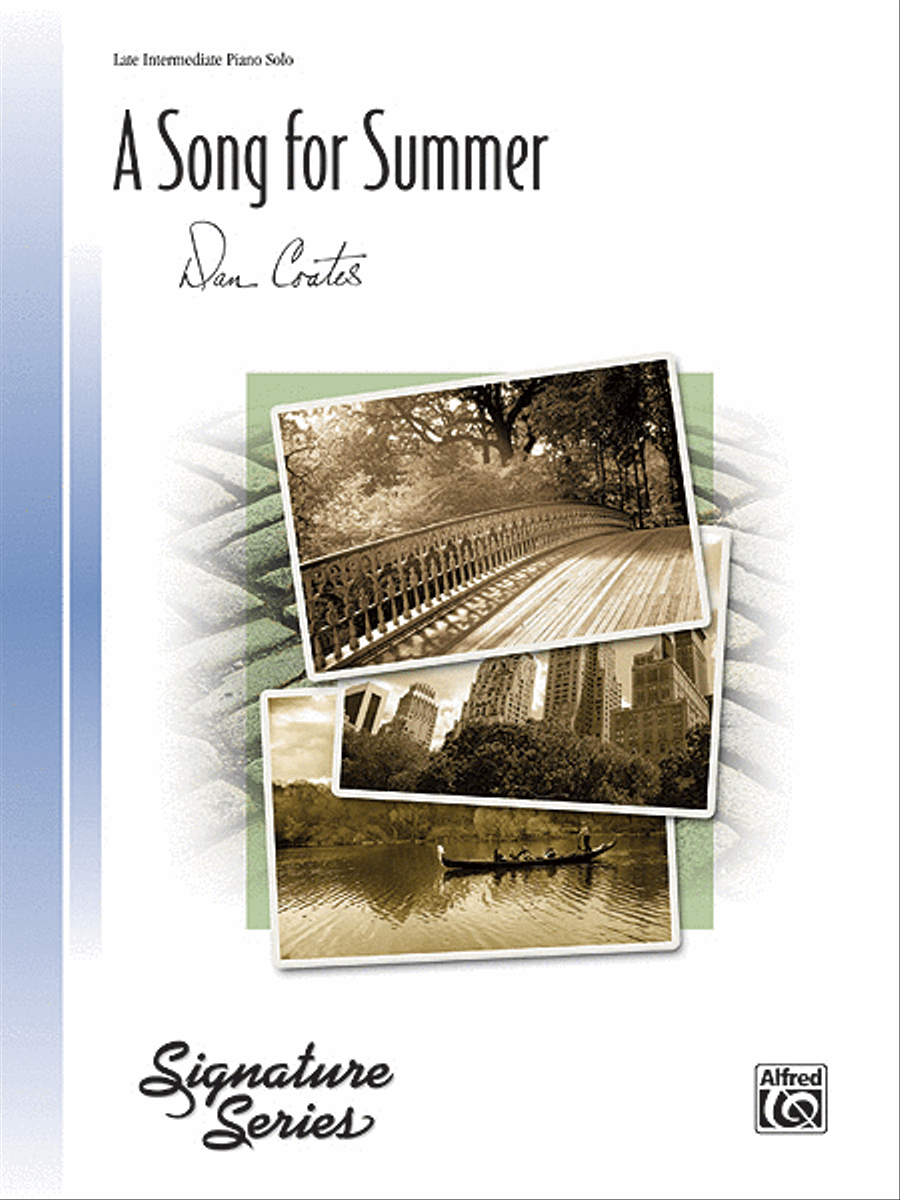 A Song for Summer Piano Solo scores gallery preview page 1