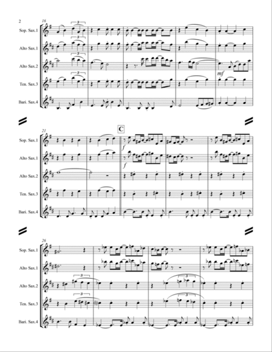 We've Only Just Begun Woodwind Quartet scores gallery preview page 3