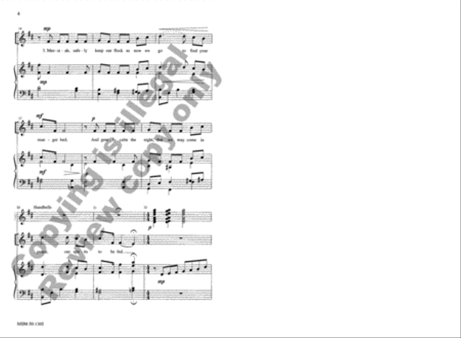 The Shepherd's Prayer Unison Choir scores gallery preview page 4