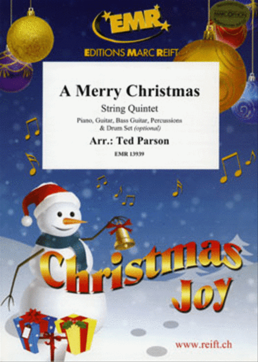 A Merry Christmas String Quintet scores gallery preview page 1