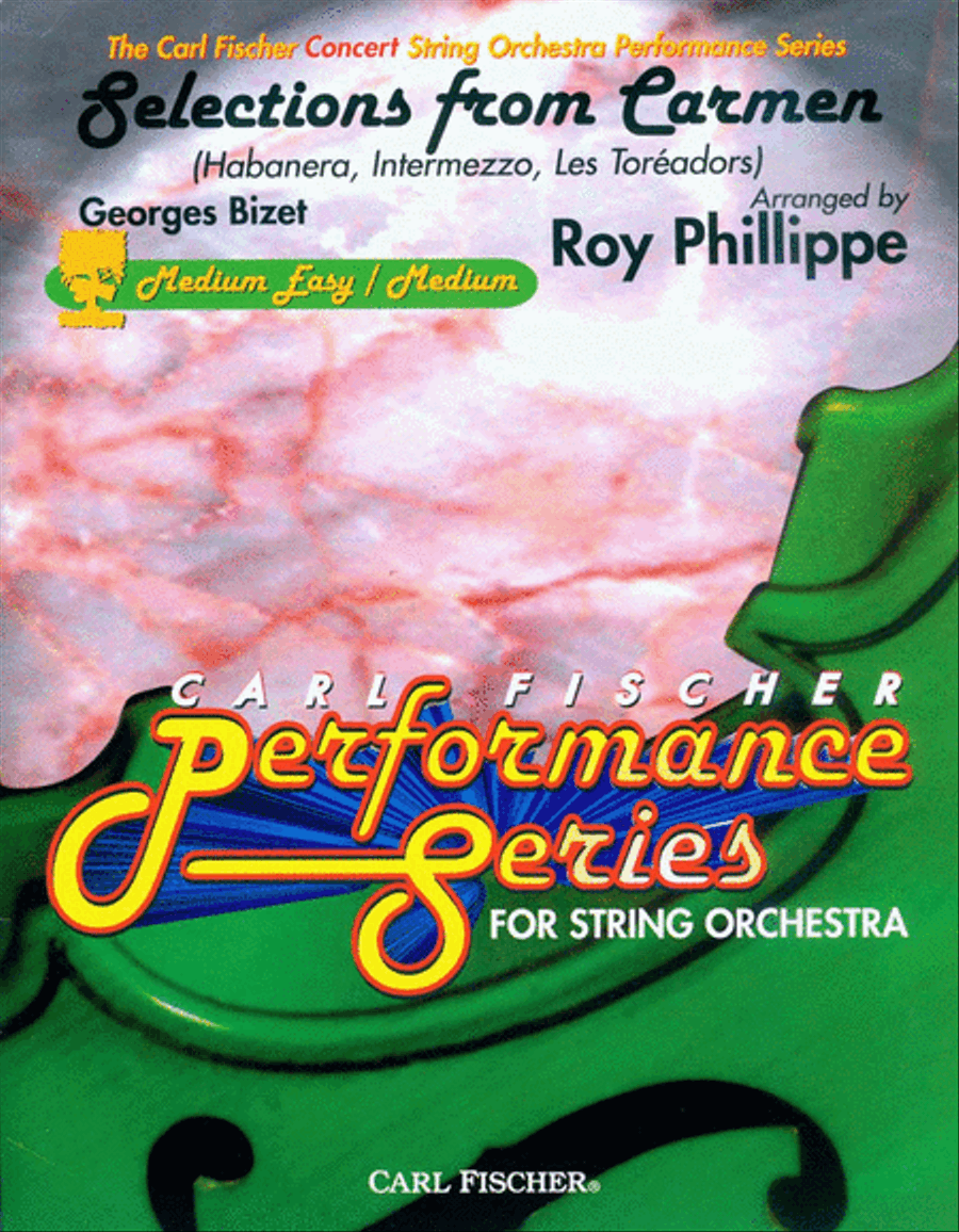 Selections From Carmen (Habanera, Intermezzo, Les Toreadors) String Orchestra scores gallery preview page 1