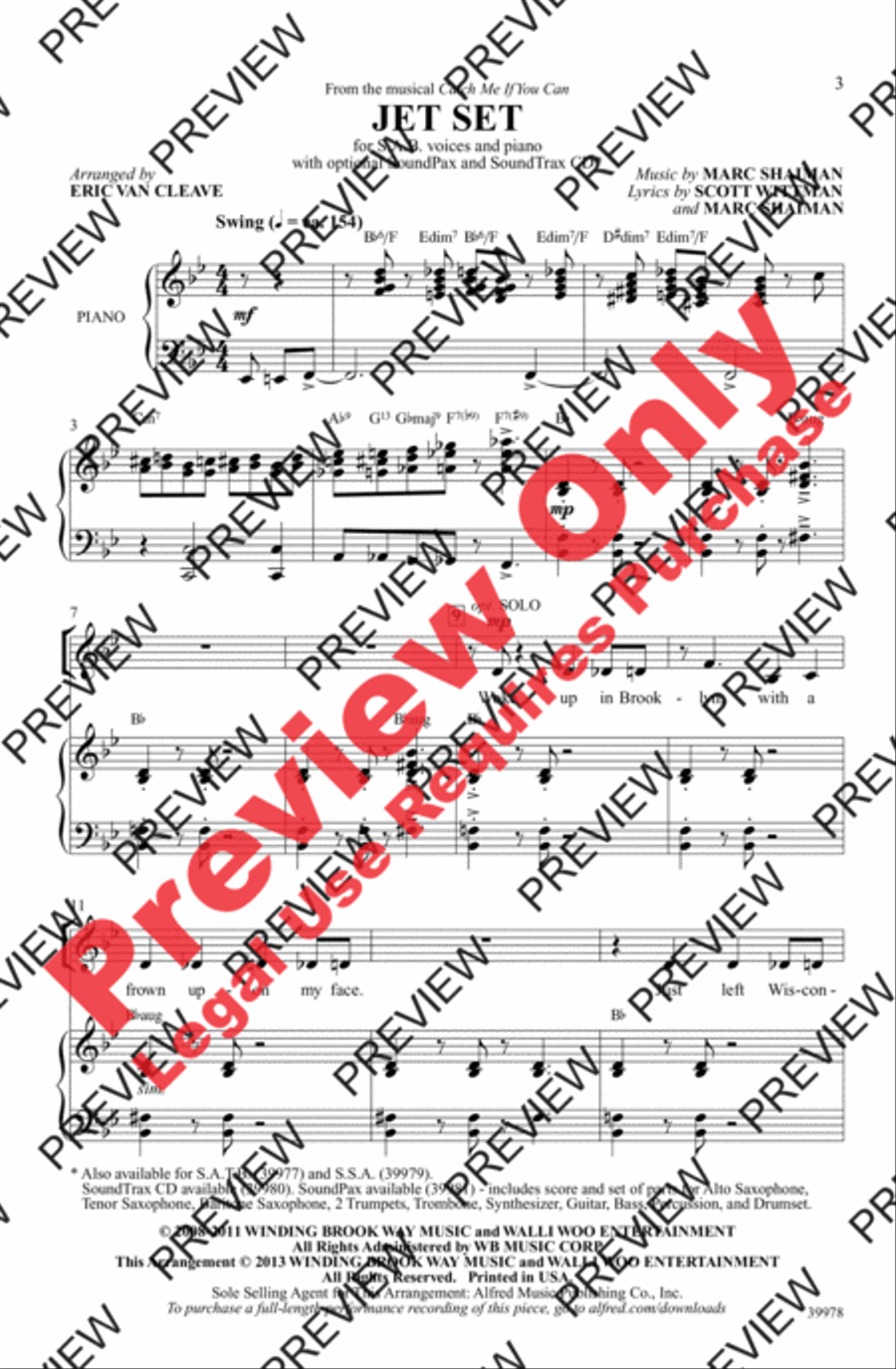 Jet Set 3-Part scores gallery preview page 2