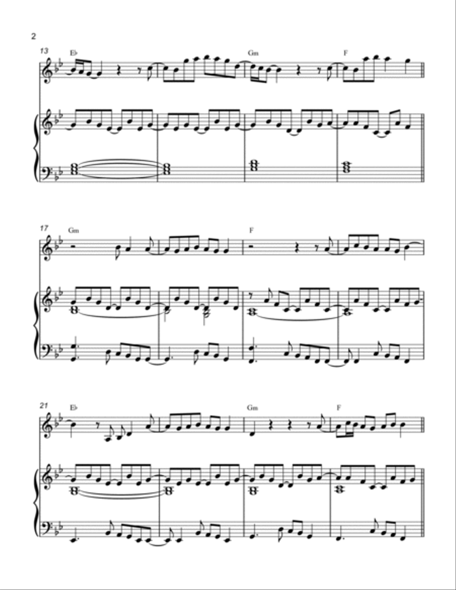 Take Me To Infinity Violin Solo scores gallery preview page 2