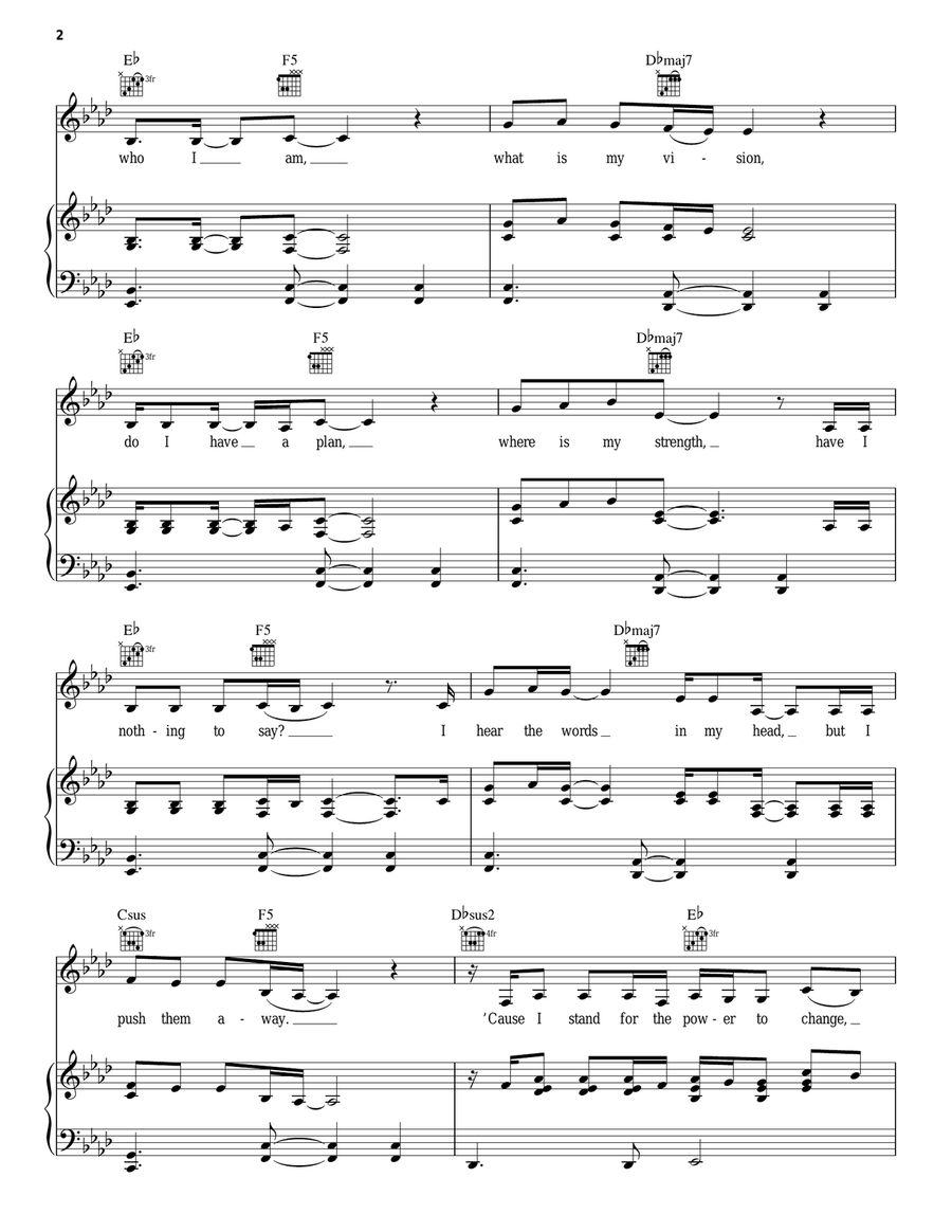 I Stand Acoustic Guitar scores gallery preview page 2