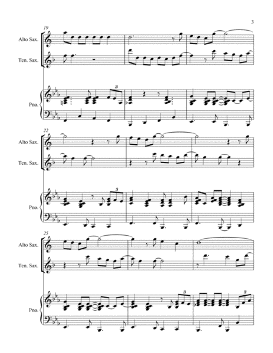 Baby, It's Cold Outside Small Ensemble scores gallery preview page 3