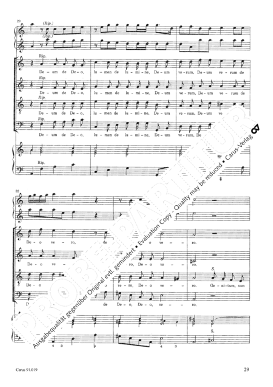 Non sine quare 4-Part scores gallery preview page 32