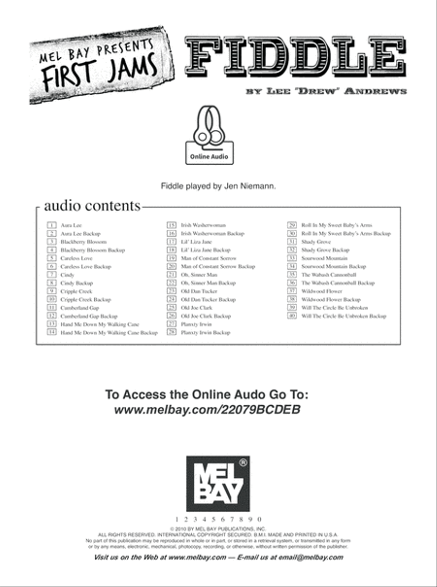 First Jams: Fiddle Violin scores gallery preview page 2