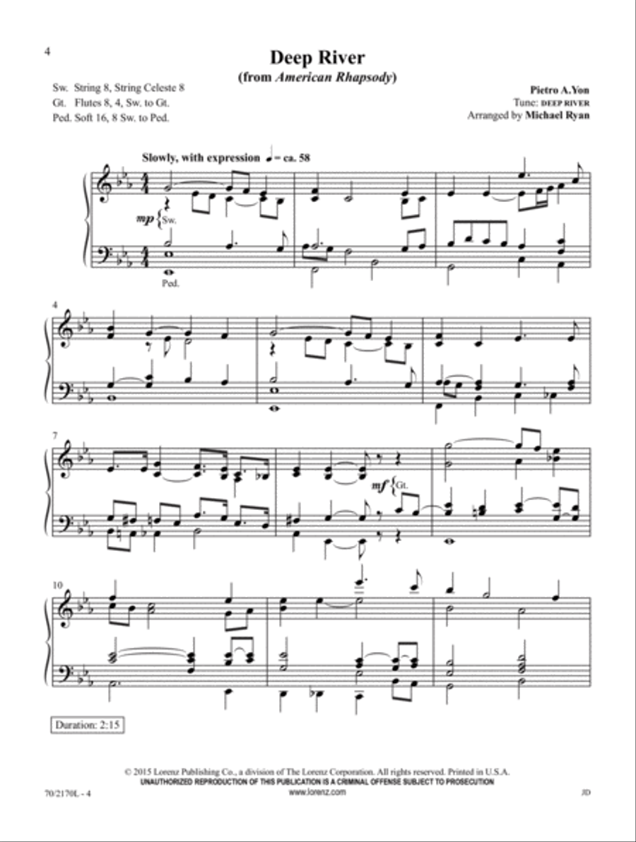 Pick Up & Play Organ Solo scores gallery preview page 4