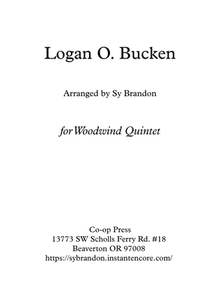 Book cover for Logan O. Bucken for Woodwind Quintet