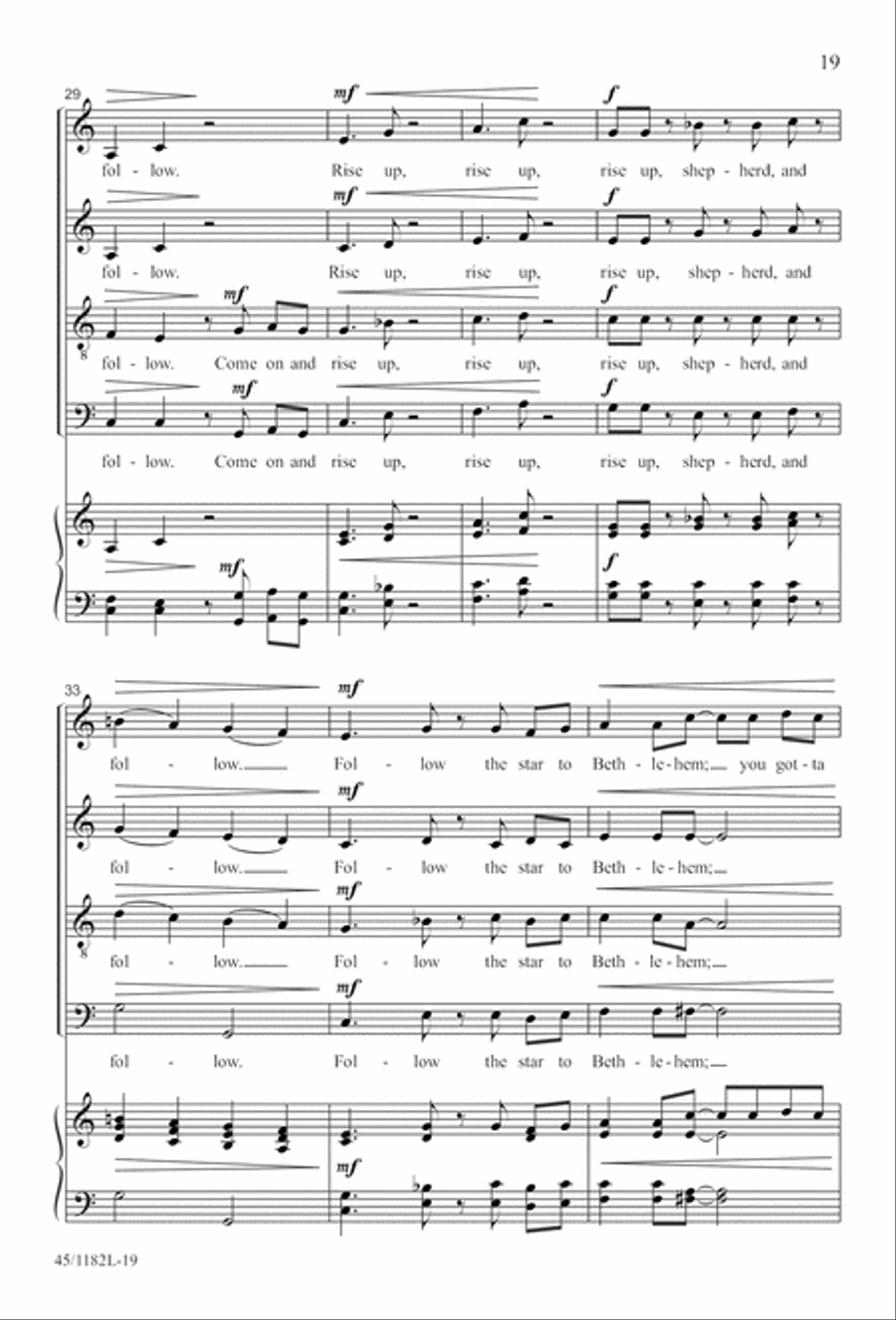 All Around A Cappella All Around A Cappella 4-Part scores gallery preview page 19