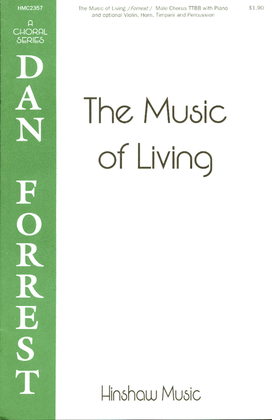 Book cover for The Music of Living