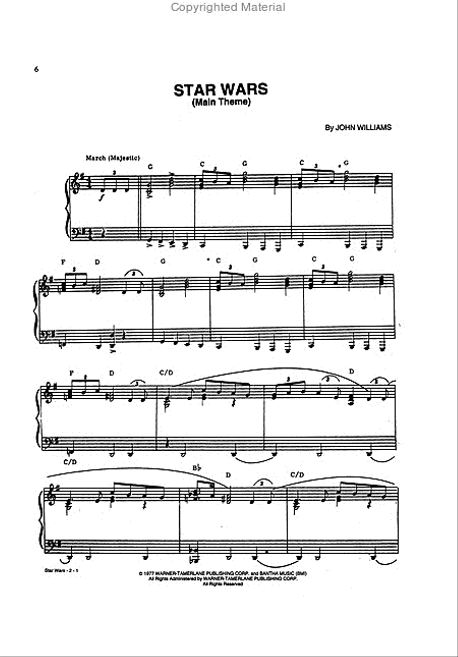 John Williams – Greatest Hits 1969-1999 Piano Solo scores gallery preview page 3