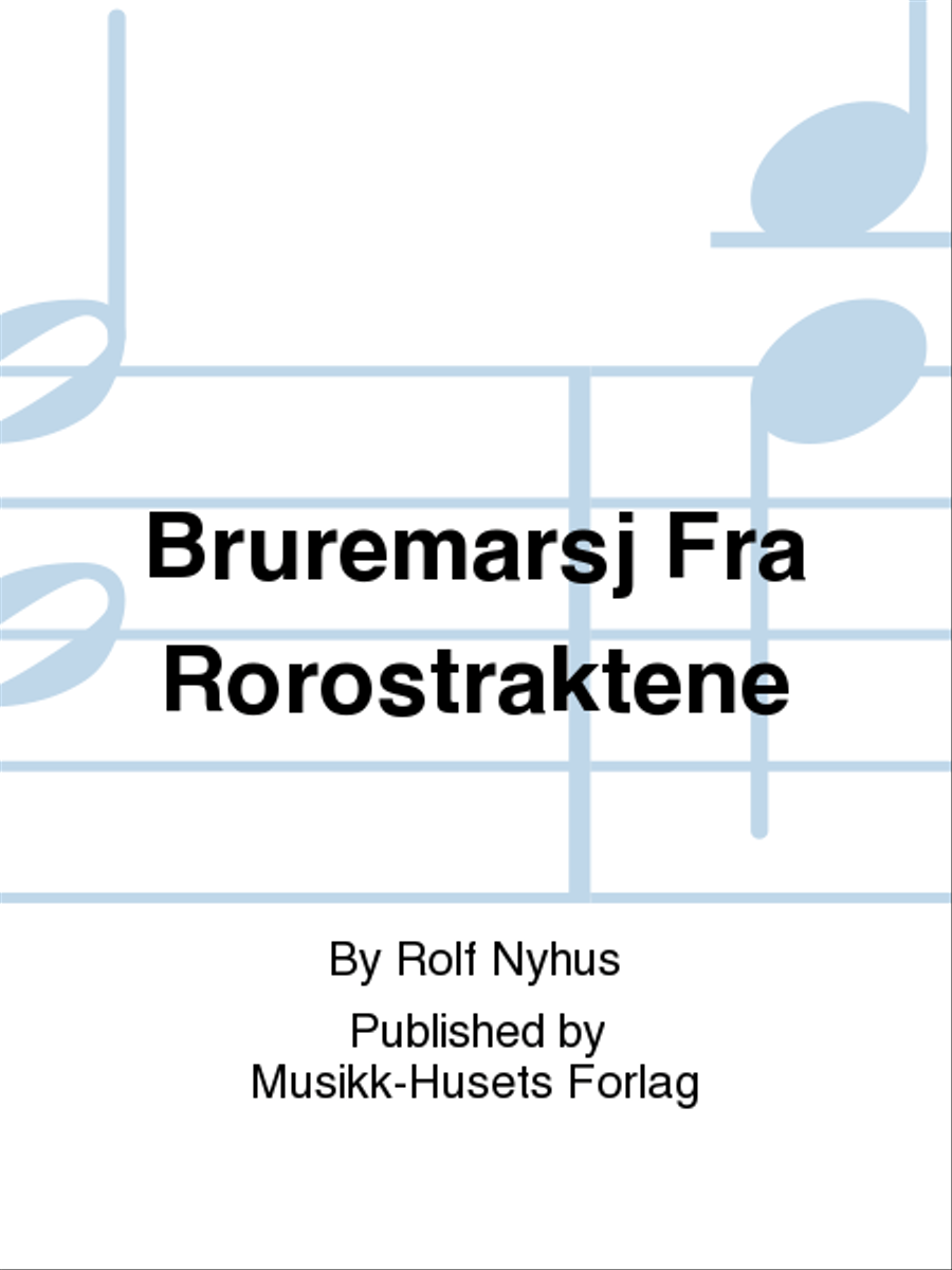 Bruremarsj Fra Rorostraktene Organ scores gallery preview page 1