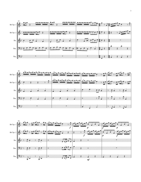 Concerto for Two Trumpets, Mvt 1