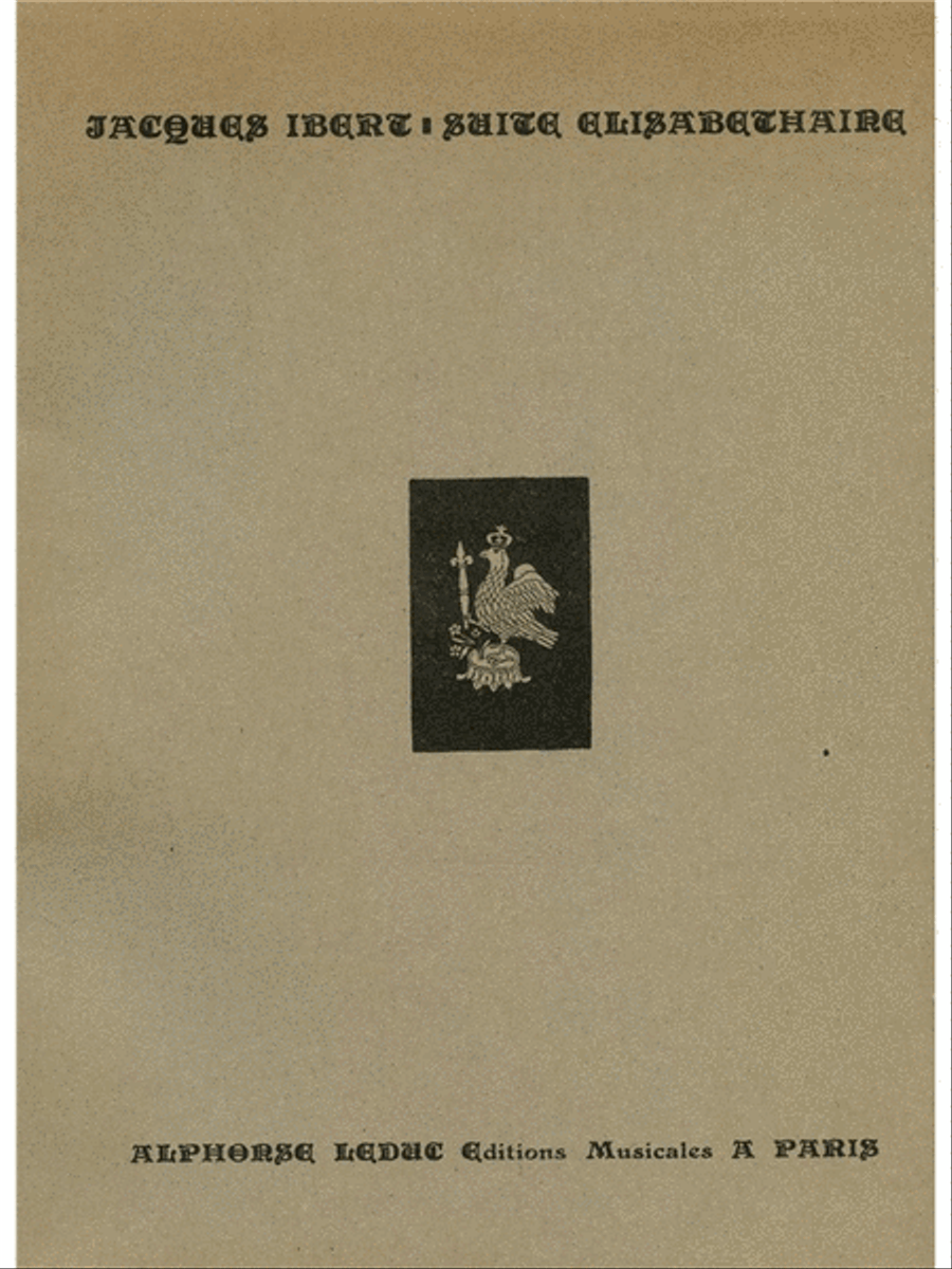 Suite Elisabethaine (orchestra) Orchestra scores gallery preview page 1