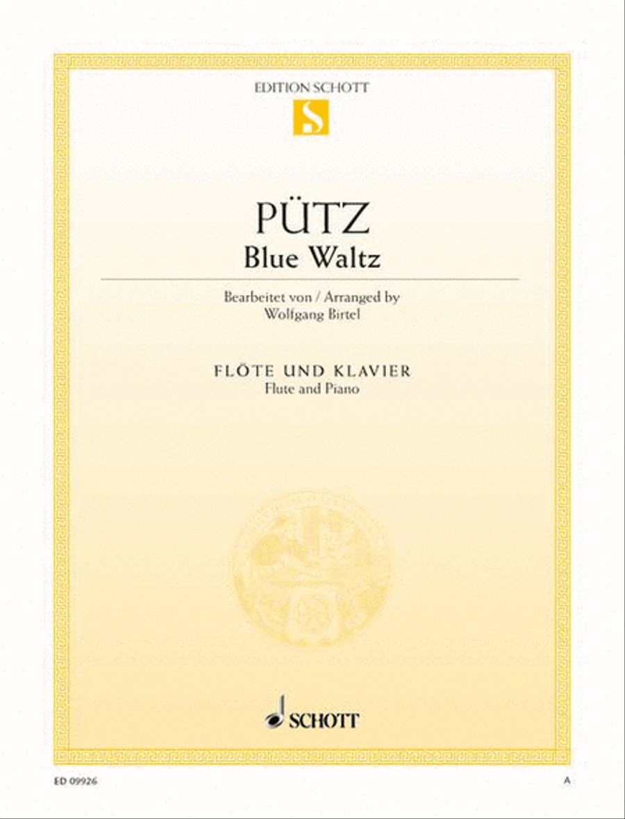 Blue Waltz Flute Solo scores gallery preview page 1