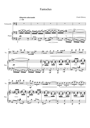Claude Debussy - Fantoches (Violoncello Solo)