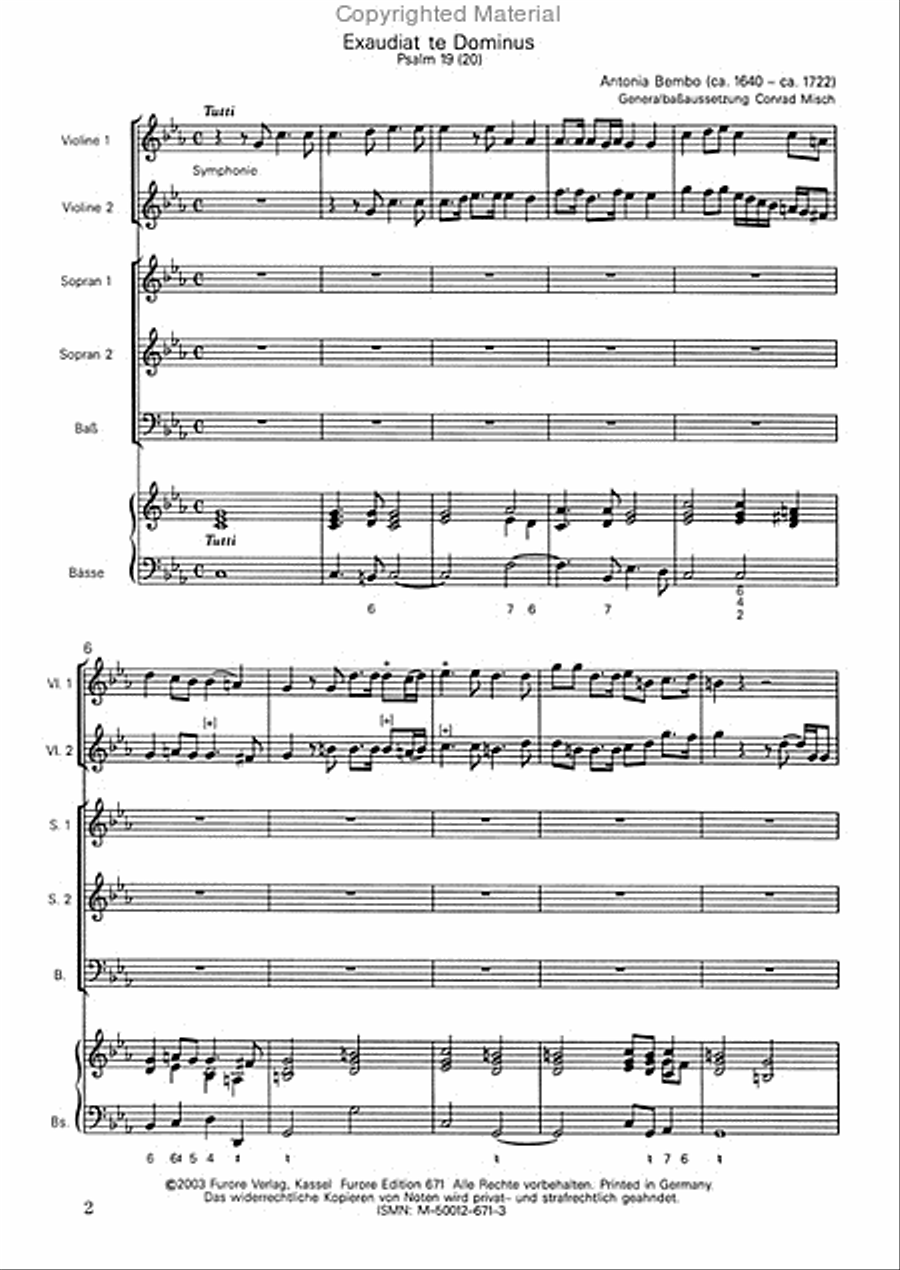 Exaudiat te Dominus Psalm 19 (20) Choir scores gallery preview page 2