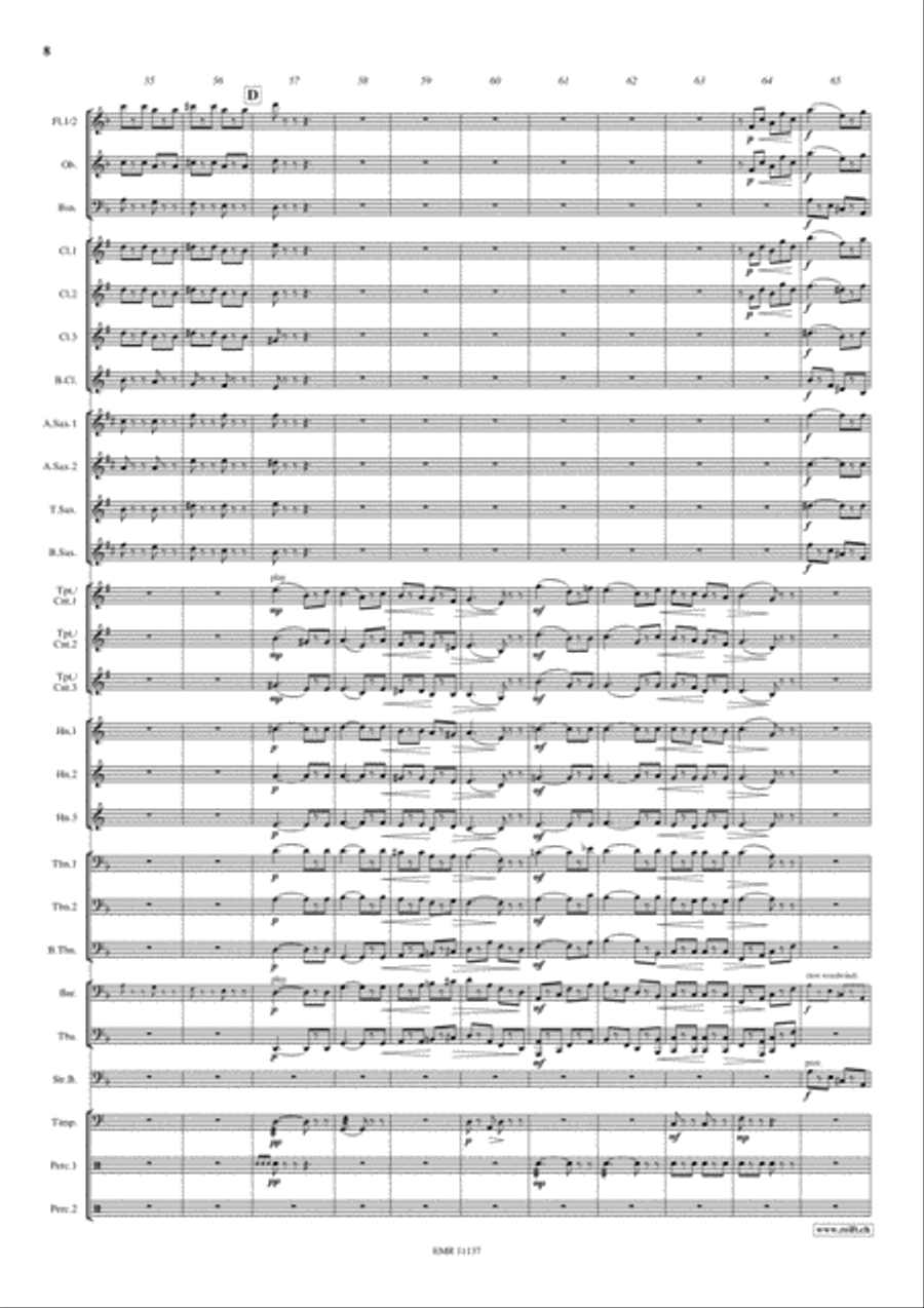 The Alfred Hitchcock Hour Concert Band scores gallery preview page 9