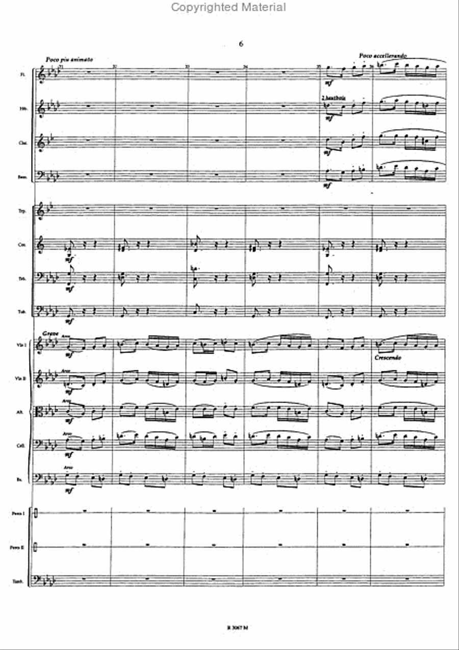 Ouverture sur des thèmes bosniaques Orchestra scores gallery preview page 7