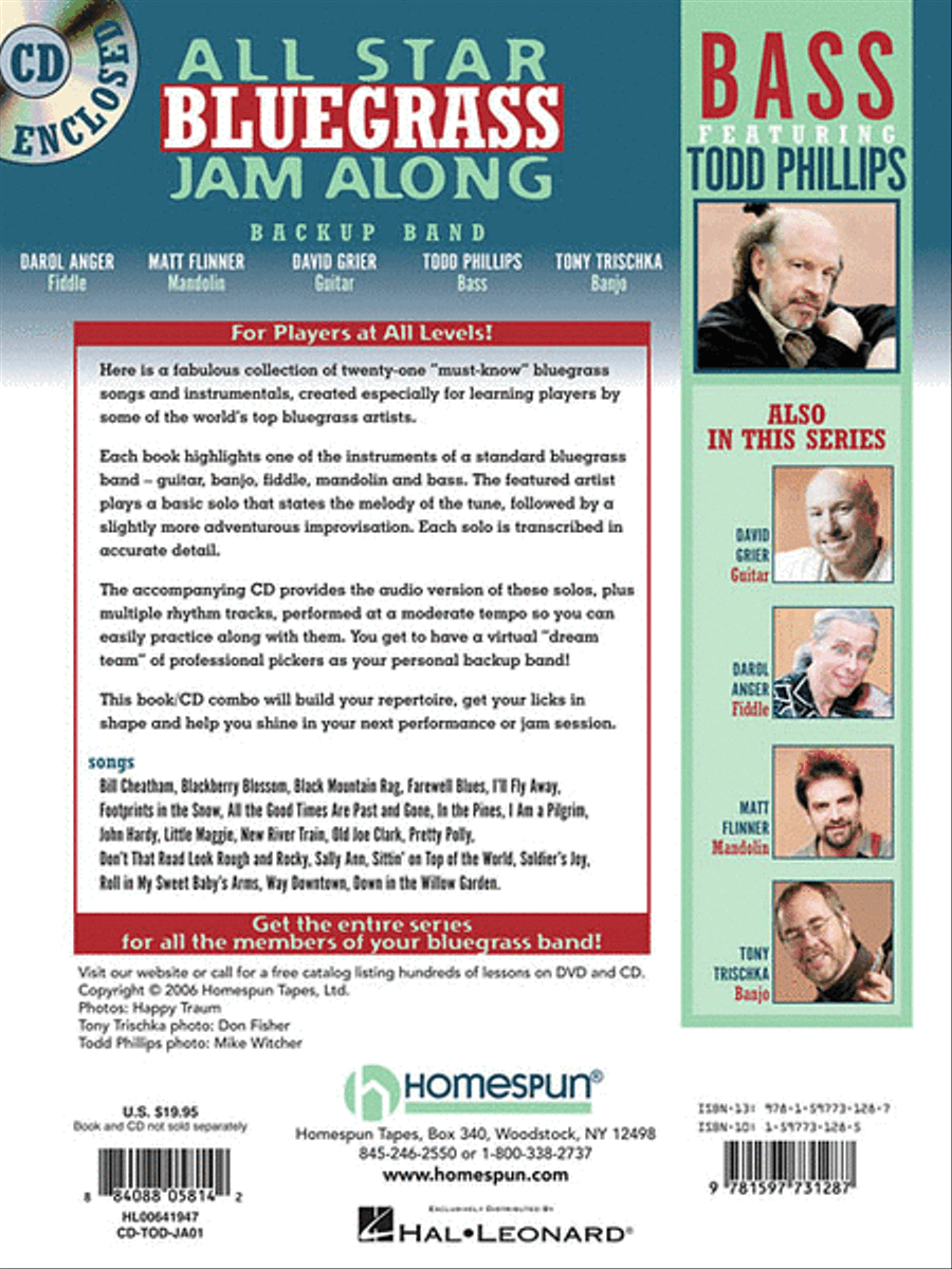 All Star Bluegrass Jam Along for Bass CD scores gallery preview page 2