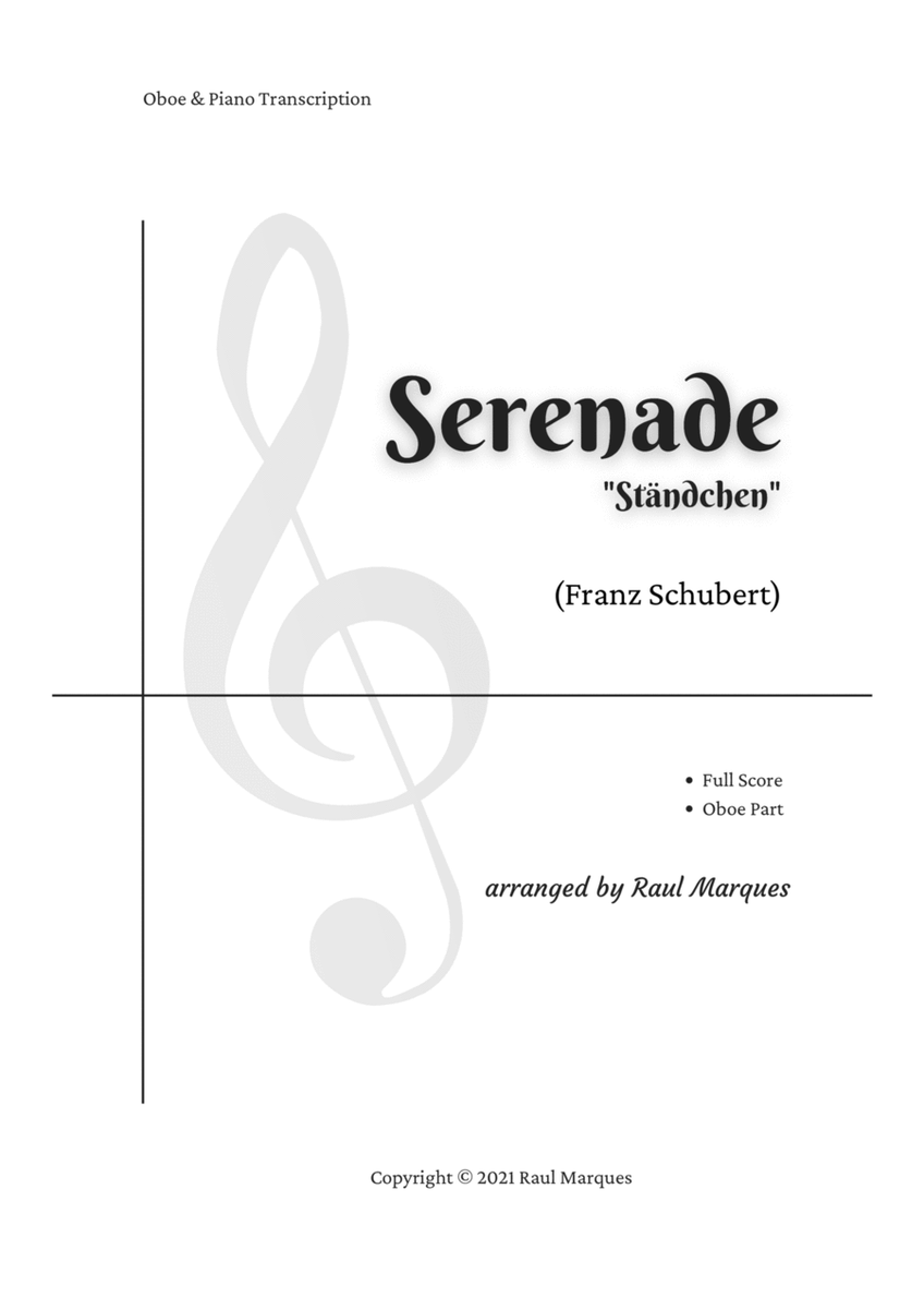 Franz Schubert - Serenade (for Oboe & Piano) image number null