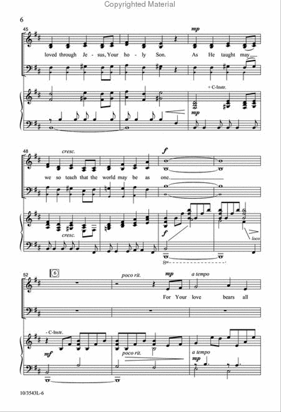 God Be Praised! 4-Part scores gallery preview page 6