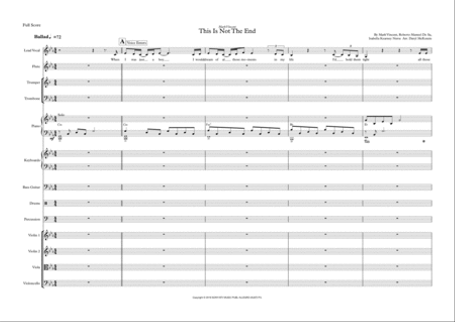 This Is Not The End Flute scores gallery preview page 1