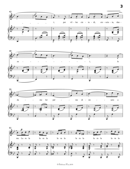 La Zingara, by Donizetti, in g minor