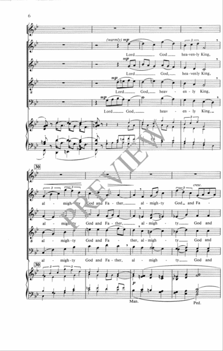 Festival Gloria Festival Gloria 4-Part scores gallery preview page 7