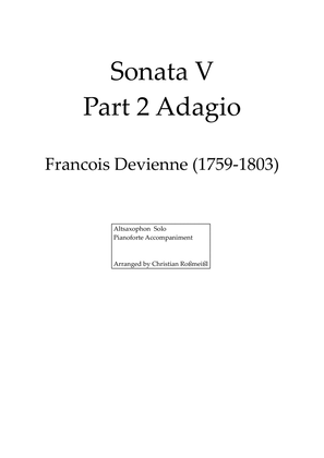Sonata V Part 2 for Altosax