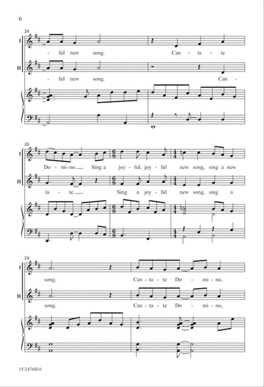 A Joyful Song 2-Part scores gallery preview page 7