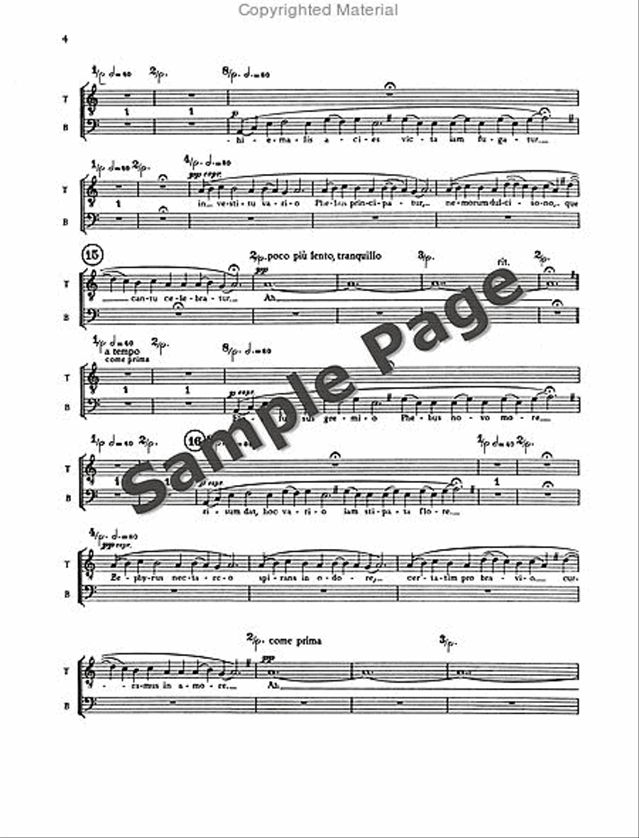 Carmina Burana Children's Choir scores gallery preview page 7