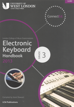 Book cover for LCM Electronic Keyboard Handbook 2013-2017 Grade 3