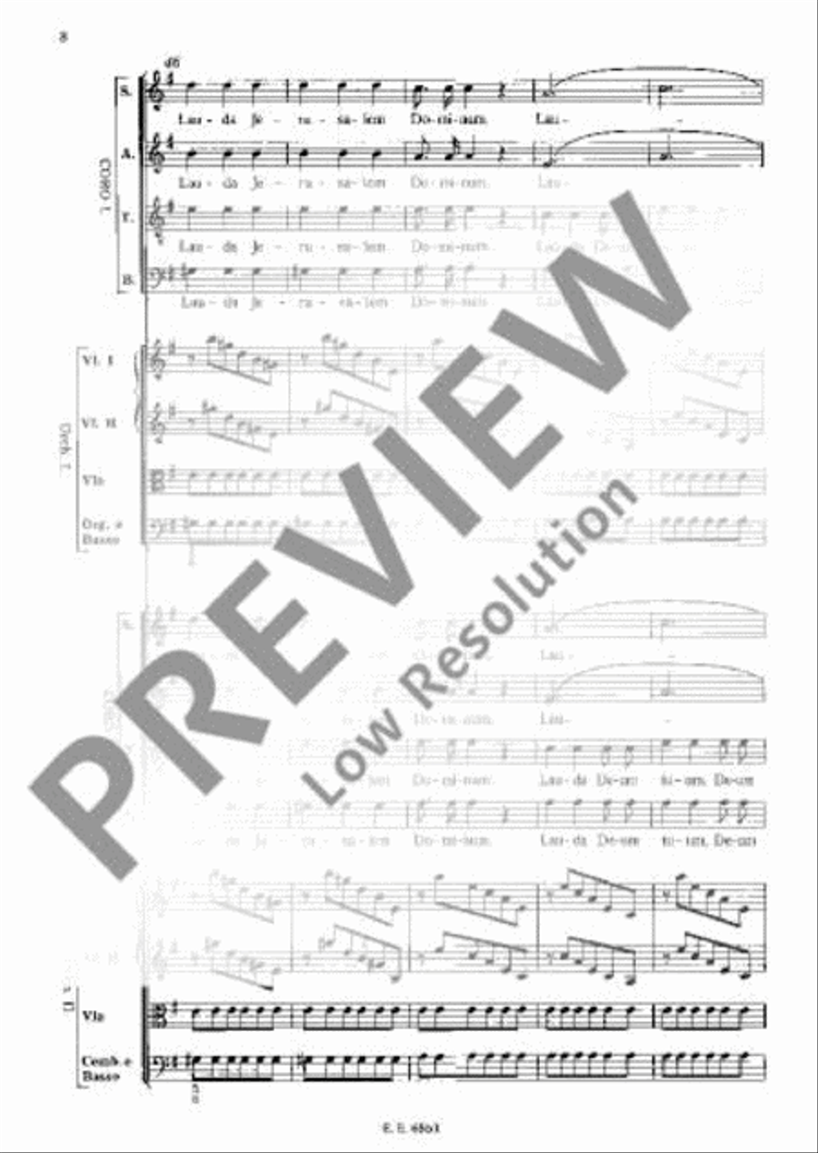 Lauda Jerusalem Choir scores gallery preview page 15