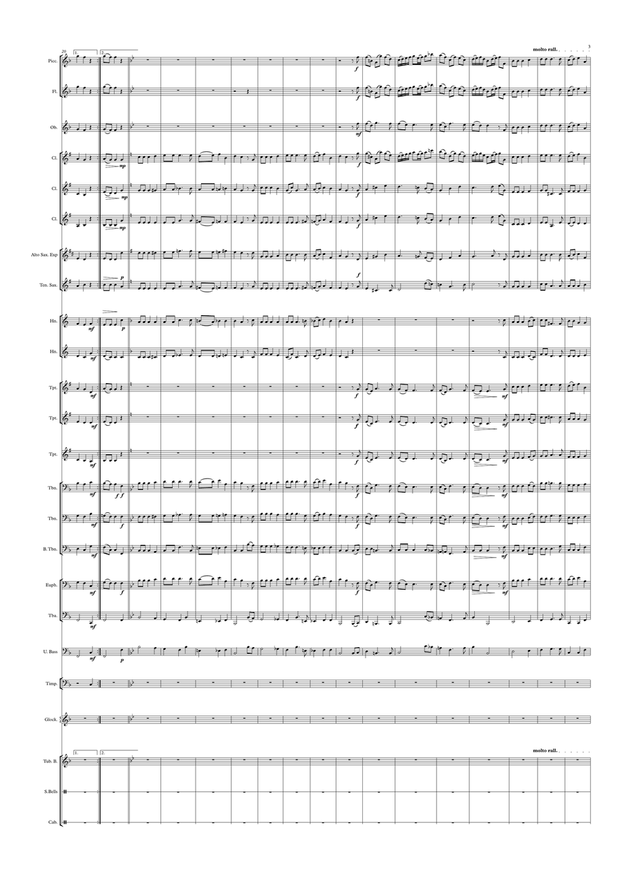 O Christmas Tree O Christmas Tree Concert Band scores gallery preview page 3