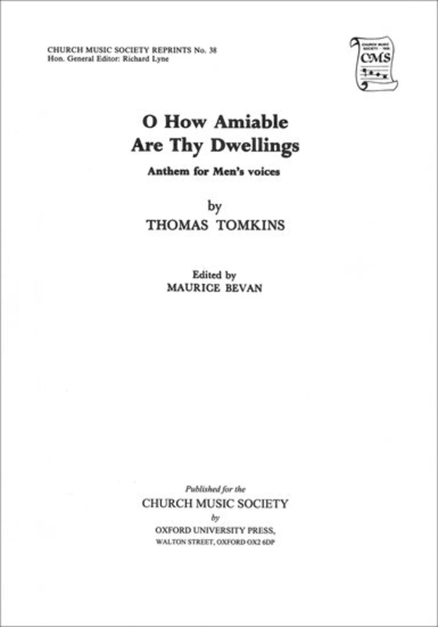 O how amiable are thy dwellings TTBB scores gallery preview page 1